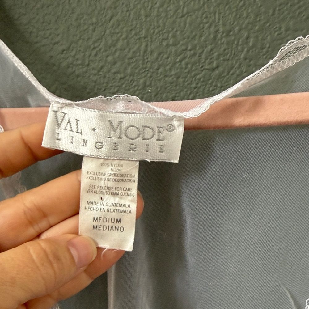 Vintage Sheer White Lace Kimono Overlay Cover-Up Sz M - Picture 5 of 8